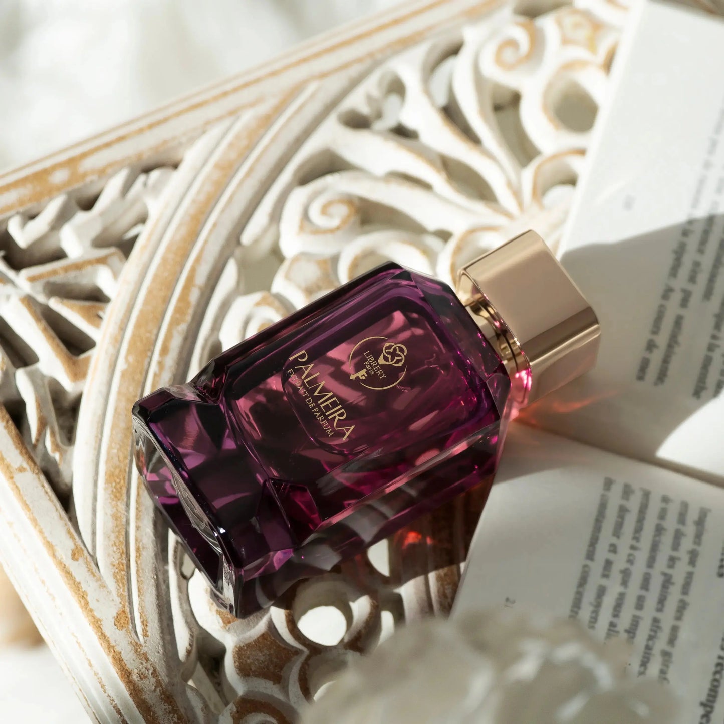 Flacon rose Palmeira Librery