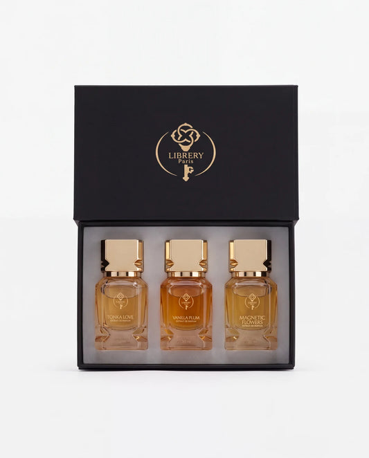 Coffret Découverte Skin Obsession – Librery Paris, coffret ouvert
